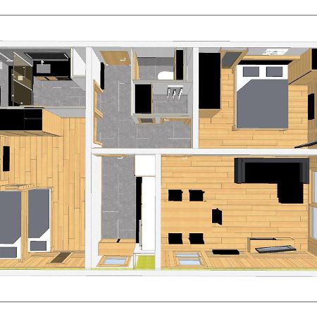 Appartement familial au pied de la télécabine 4* Saint-Gervais-les-Bains Esterno foto