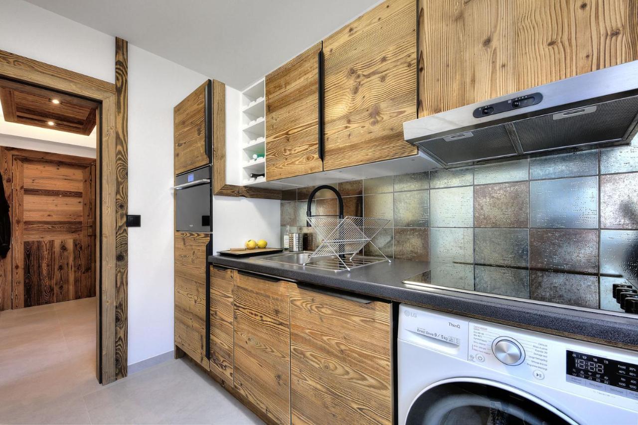Appartement familial au pied de la télécabine 4* Saint-Gervais-les-Bains Esterno foto